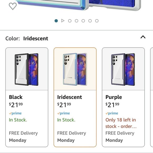 Samsung Galaxy S23 Ultra Jelly Case, Iridescent - Picture 7 of 7